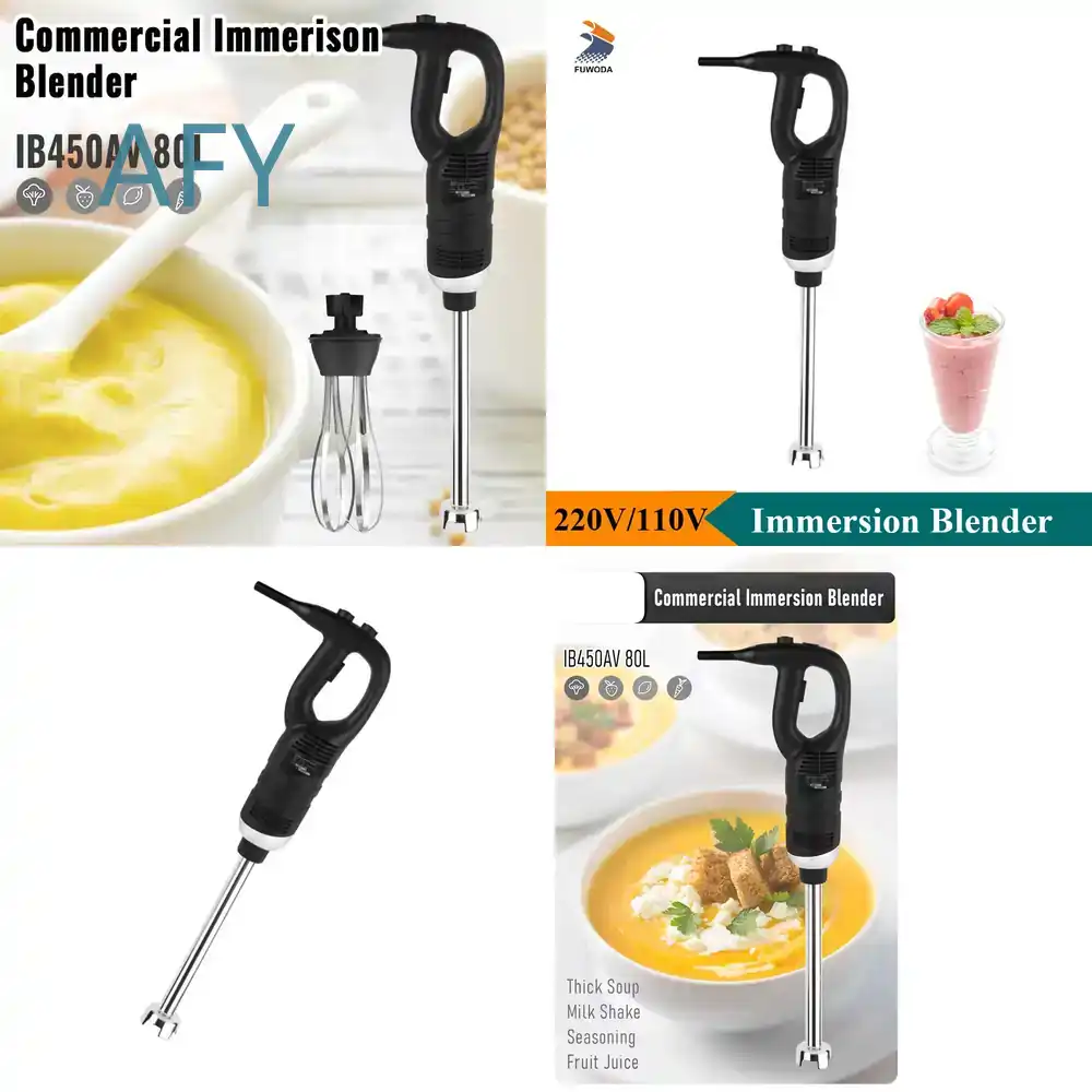 Baby Food Hand Blender - Batidora de Inmersión Eléctrica Portátil, Varilla