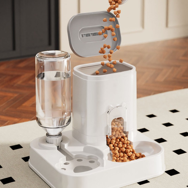 Baby Food Cat - Comedero automático 2 en 1 para