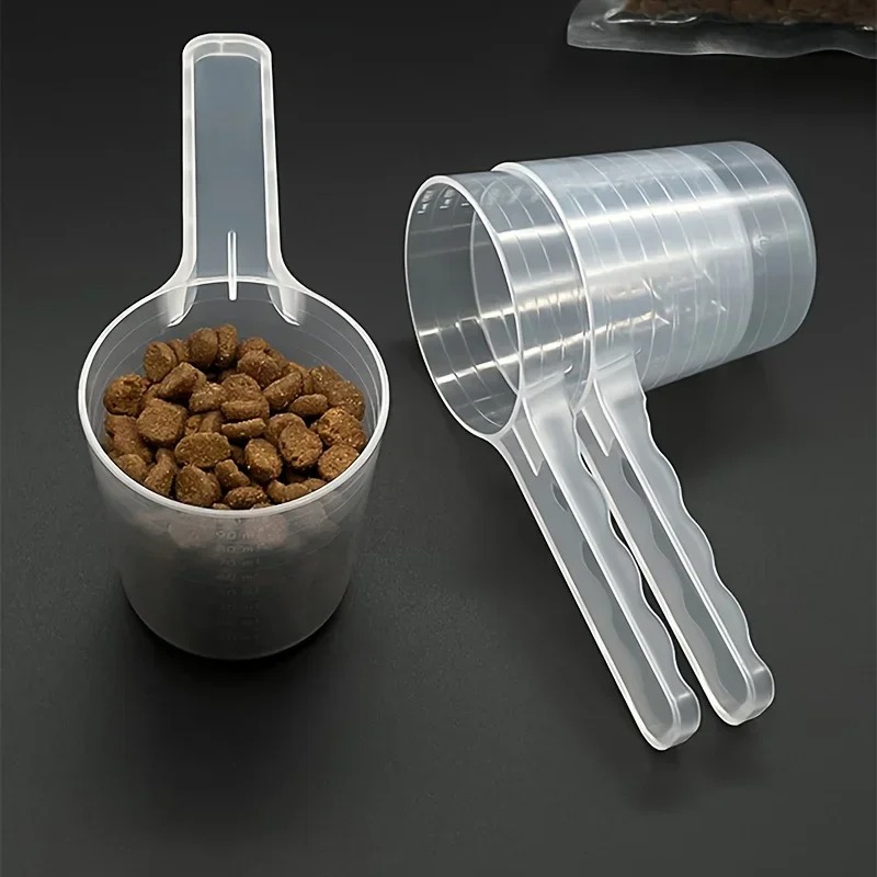 Baby Food Cat - Cuchara Medidora Transparente para Mascotas con