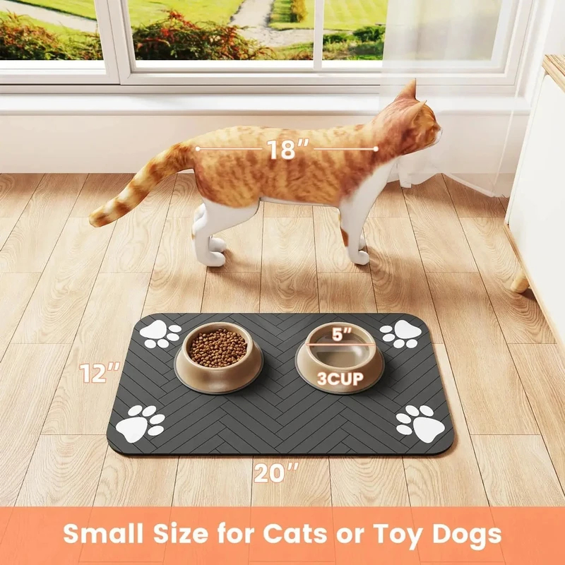 Tapete Impermeable Antidesliza - Baby Food Cat reseña y precio
