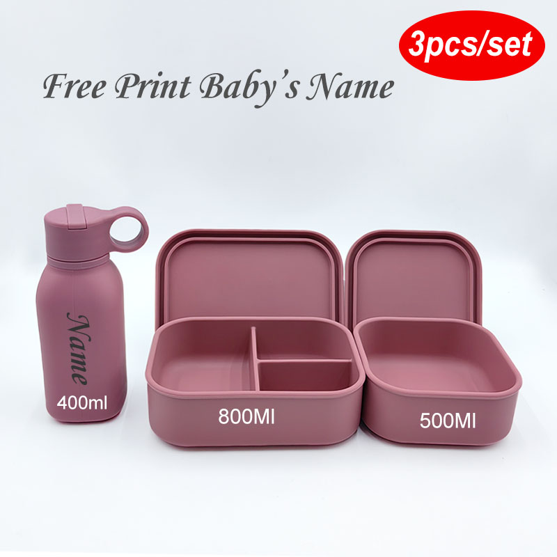 Botella de agua de silicona co - Baby Food Logo reseña y precio