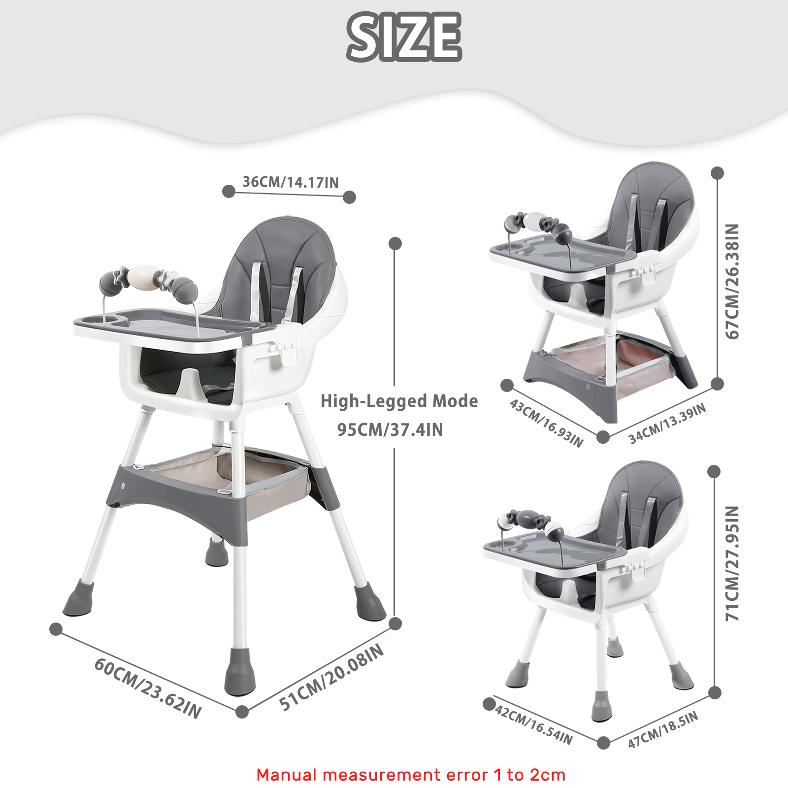 Silla alta para bebé, sillas d - Baby Food Eating Chair reseña y precio
