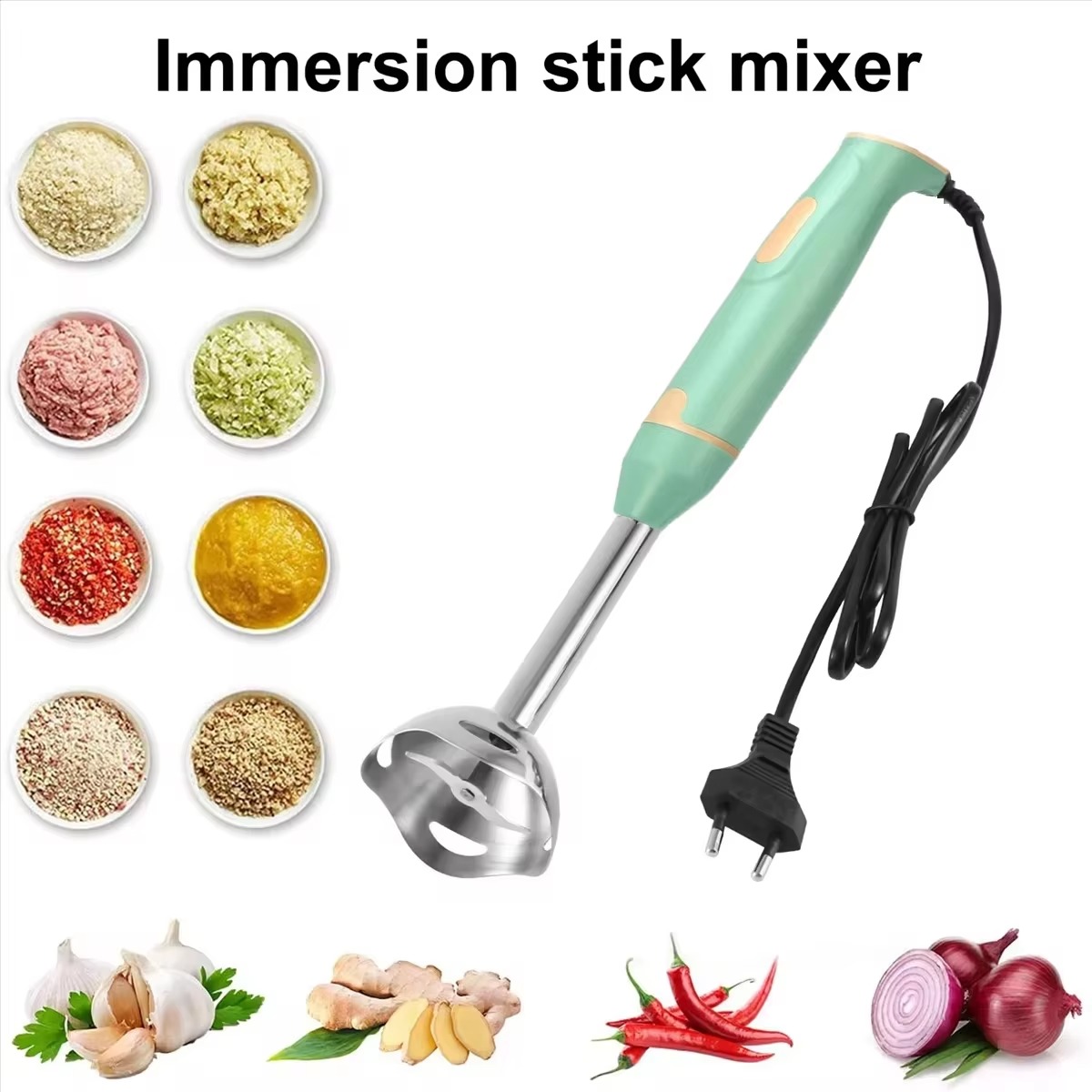 Batidora de mano eléctrica {be - Baby Food Hand Blender reseña y precio